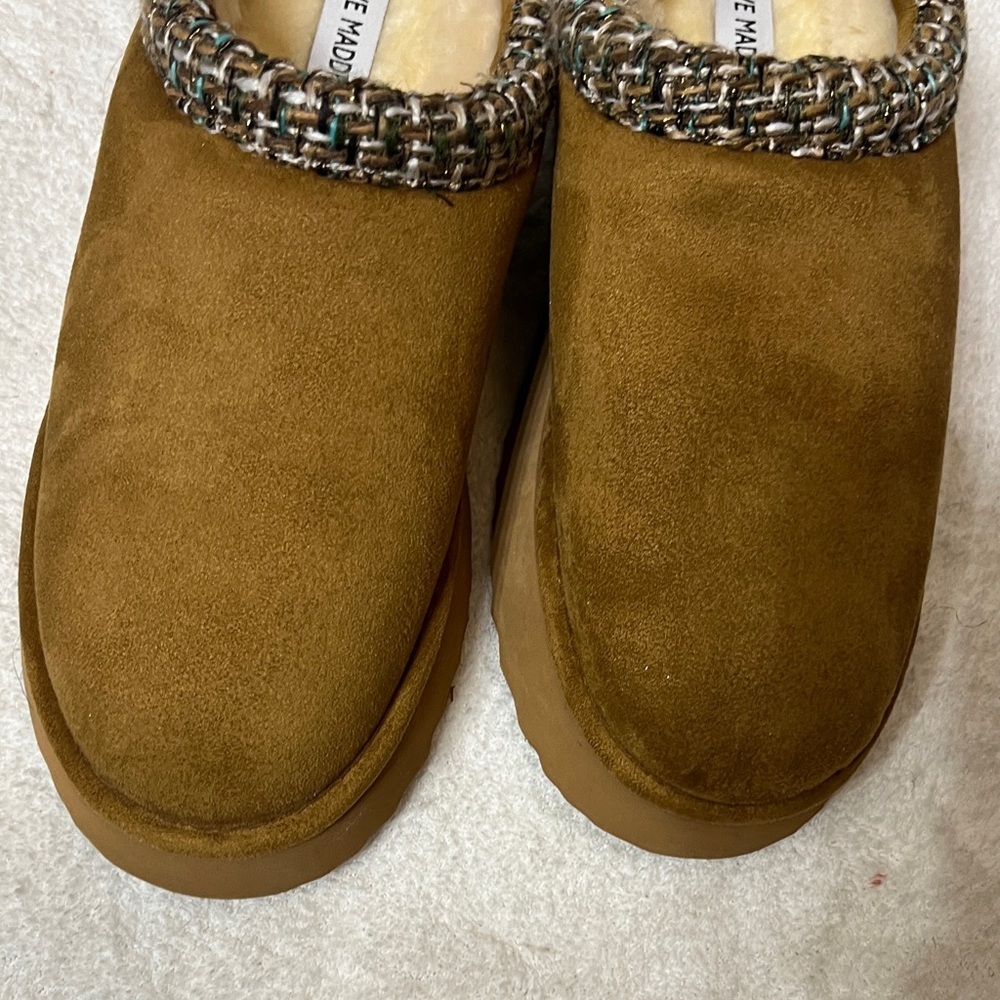 Steve Madden women’s slipper Selena Platform Warm cottagecore Sz 9.5 comfy - Picture 7 of 7